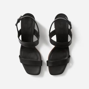 NEW - Everlane Double Strap Block Heel - New!